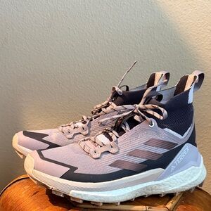 Adidas Terrex Lavender and Charcoal Trail Shoes 8.5